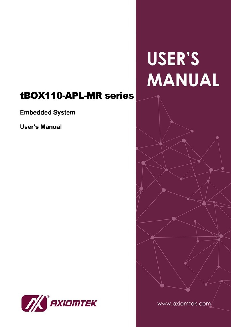 AXIOMTEK tBOX110-APL-MR Series User manual