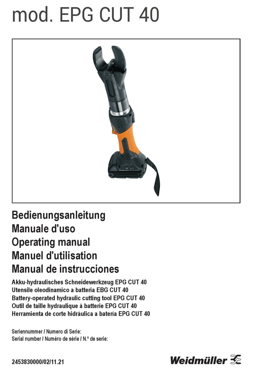 Weidmüller EPG CUT 40 User manual