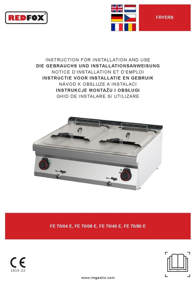 Redfox FE 70/04 E Instructions for installation and use