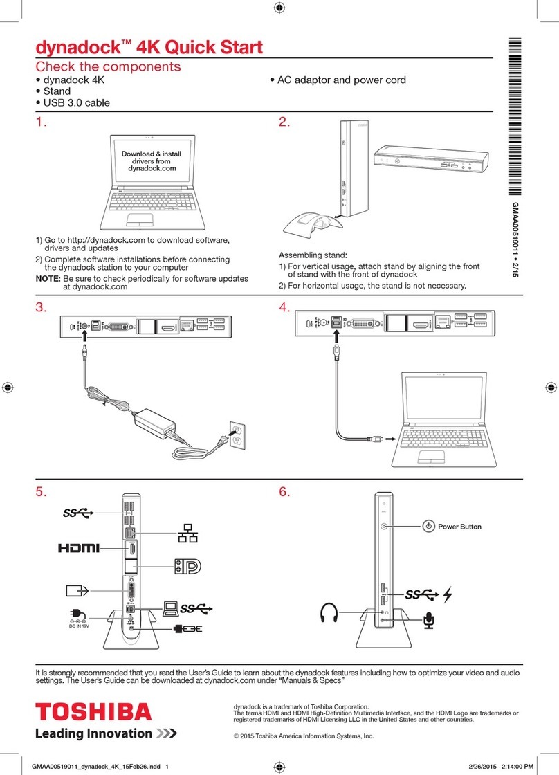 Toshiba dynadock 4K User manual
