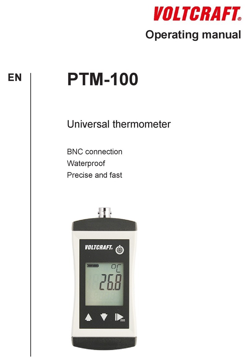 VOLTCRAFT PTM-100 User manual