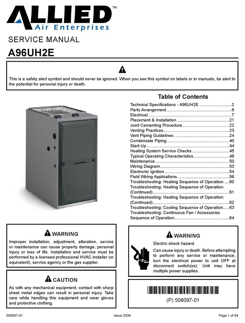 Allied A96UH2E Service manual