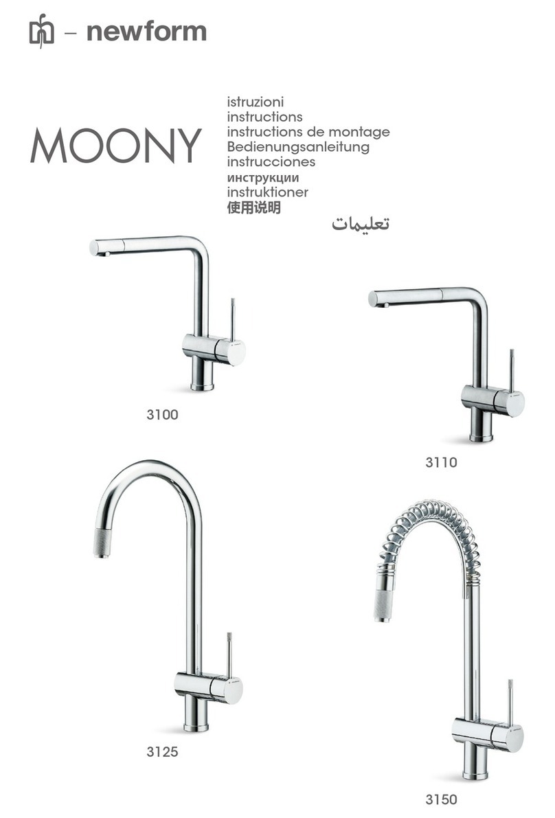 newform MOONY 3100 User manual
