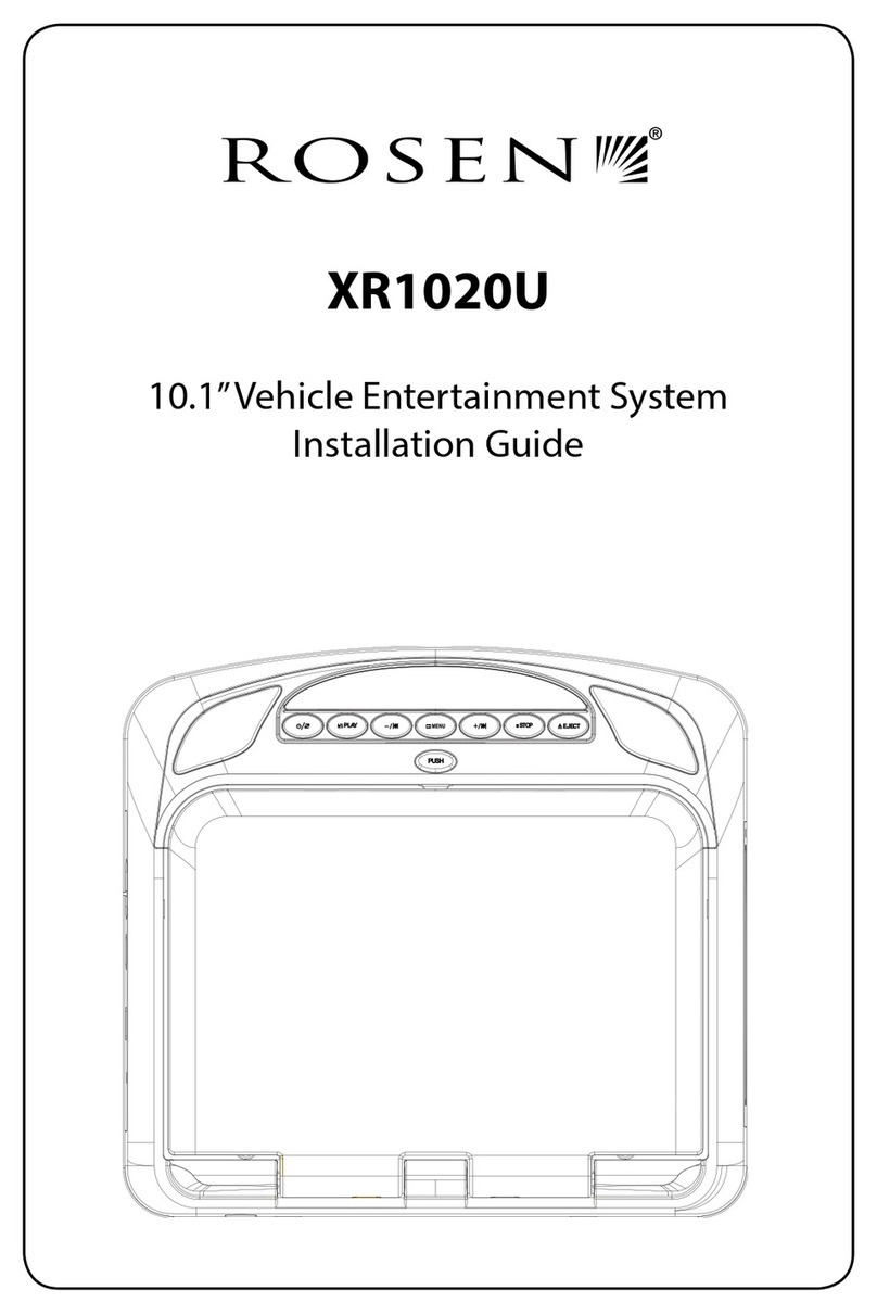 Rosen XR1020U installation guide
