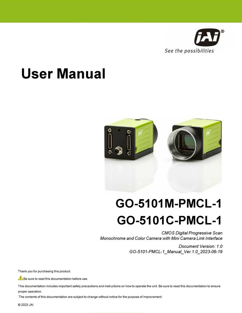 JAI GO-5101M-PMCL-1 User manual