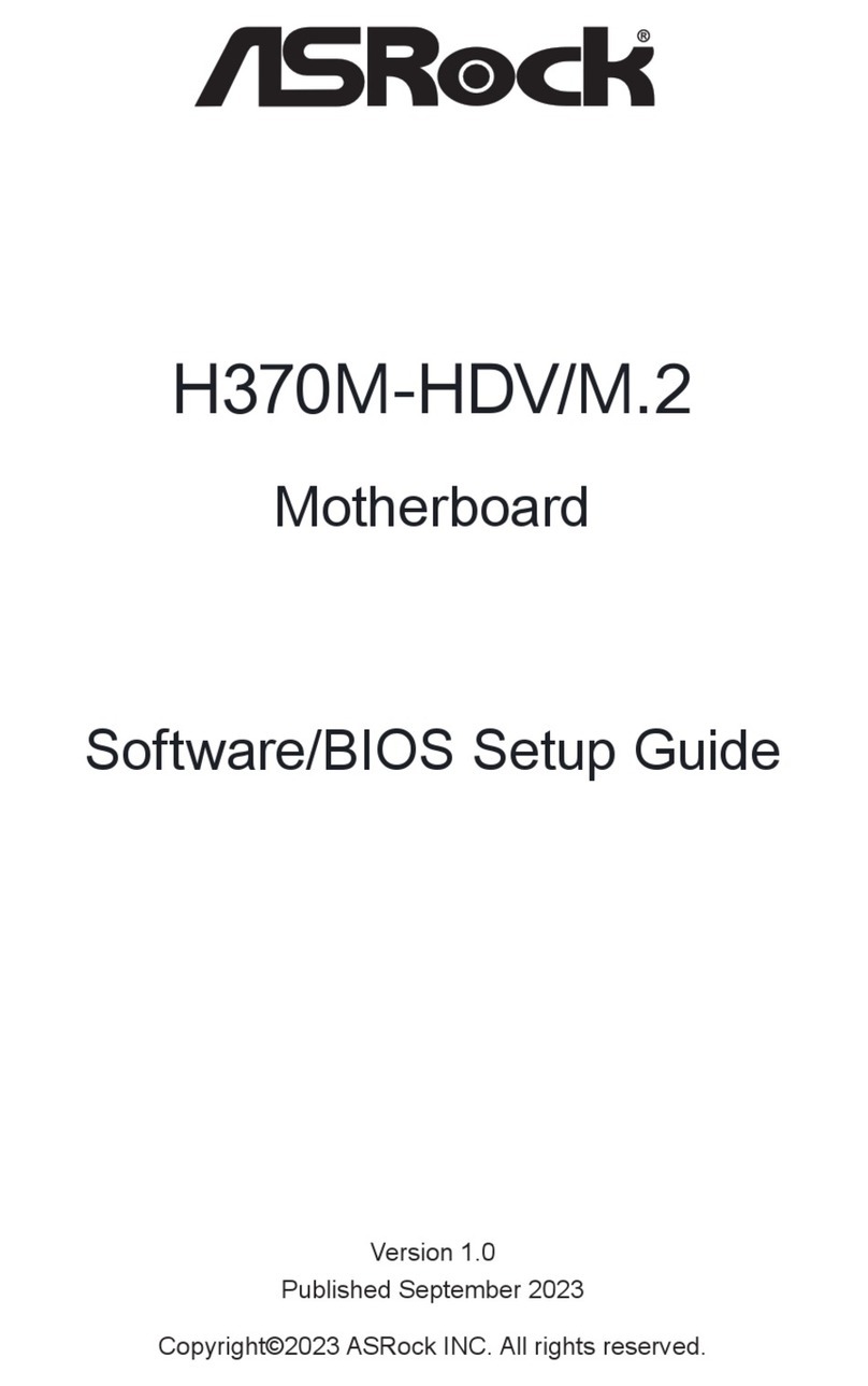 ASROCK H370M-HDV/M.2 User manual