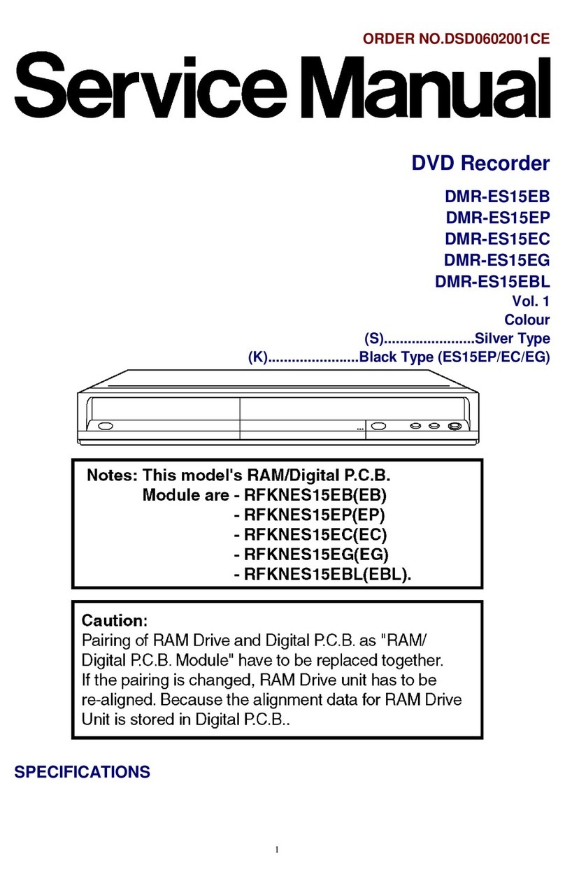 Panasonic Diga DMR-ES15EB User manual