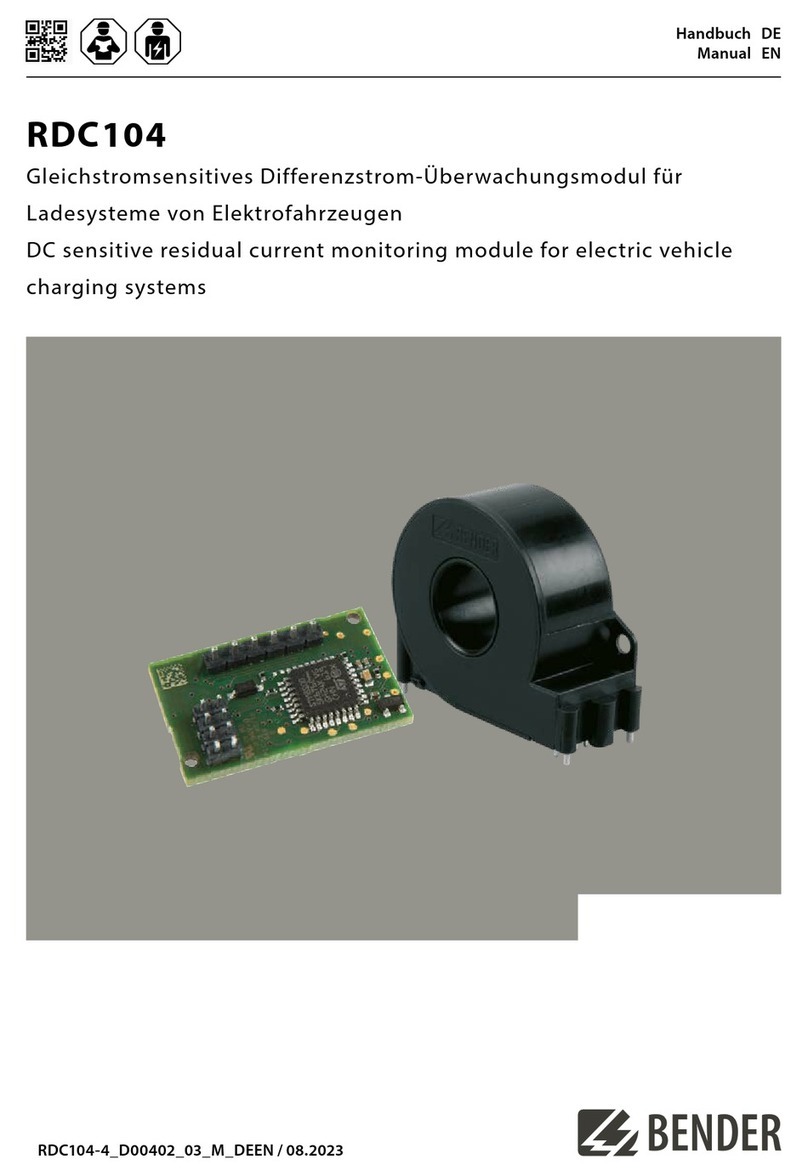 Bender RDC104 manual