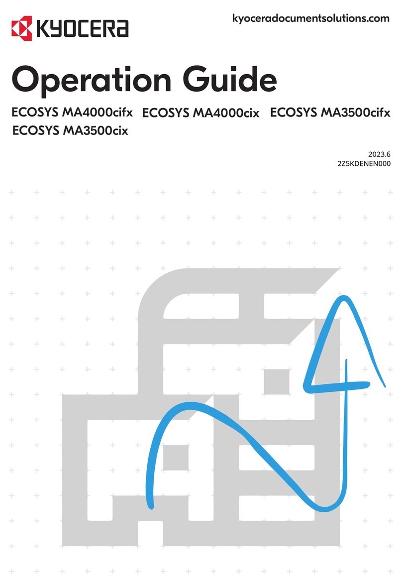 Kyocera ECOSYS MA4000cifx User manual