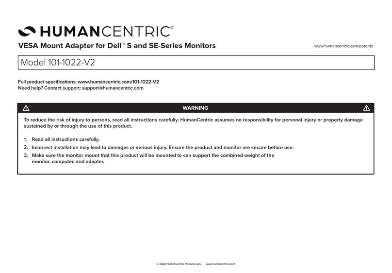 HumanCentric 101-1022-V2 quick start guide