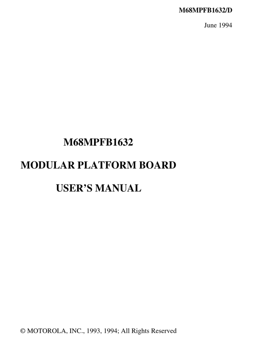 Motorola M68MPFB1632 User manual