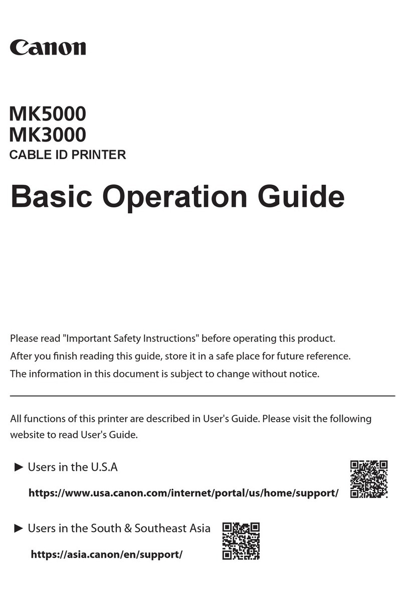 Canon MK5000 Assembly instructions