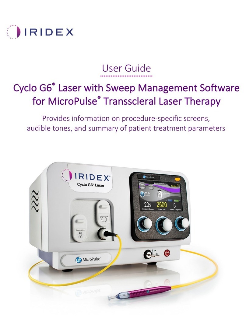 Iridex Cyclo G6 User manual