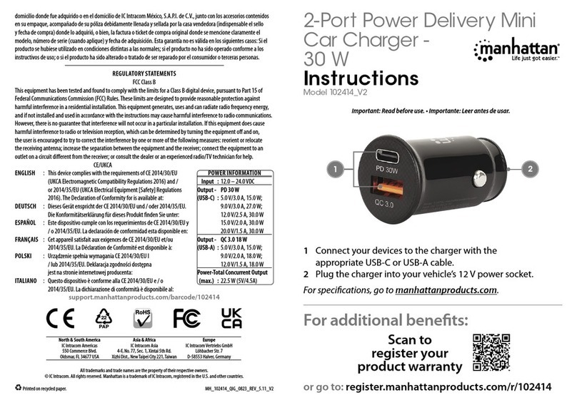 Manhattan 102414 V2 instructions