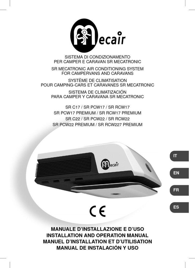 mecair SR C17 Installation and operation manual