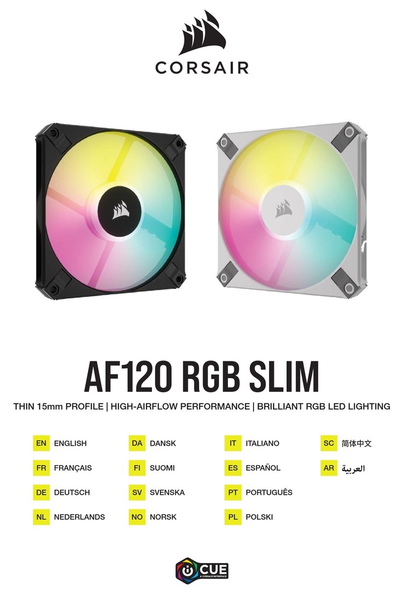Corsair AF120 RGB SLIM manual