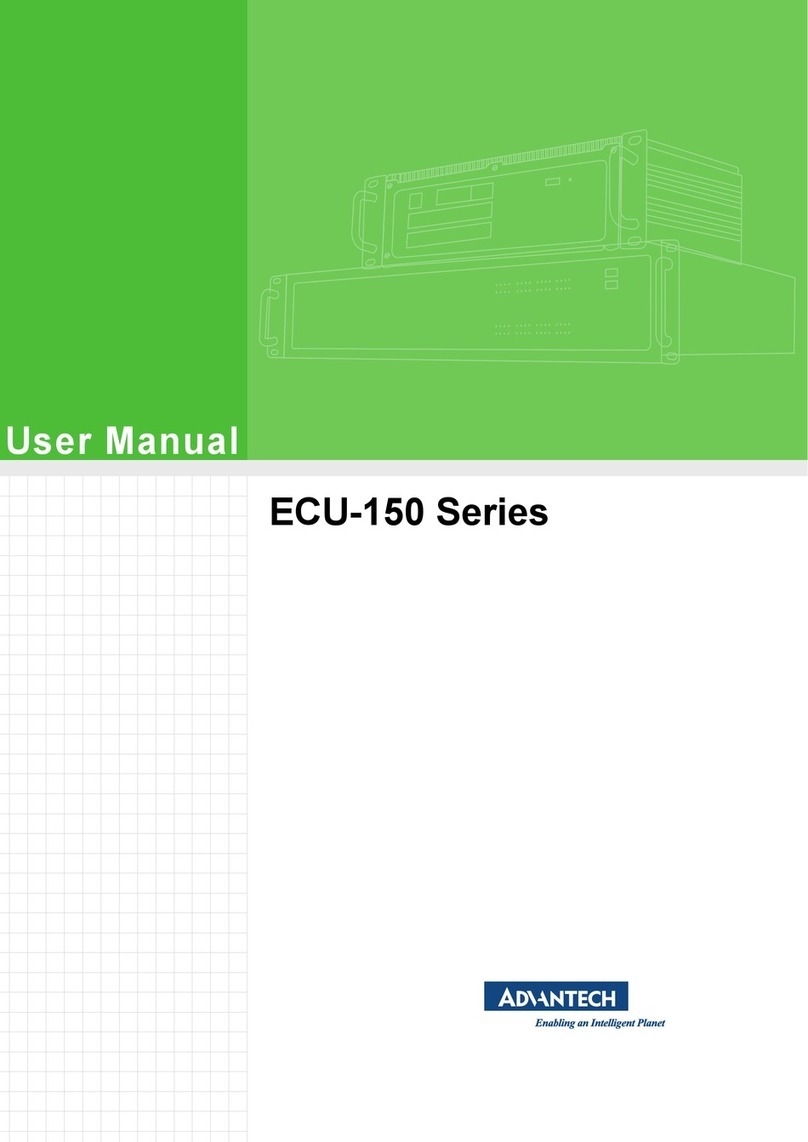 Advantech ECU-150 Series User manual