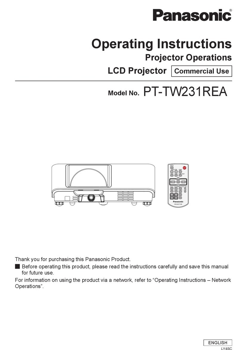 Panasonic PT-TW231REA User manual Panasonic PT-TW231REA User manual