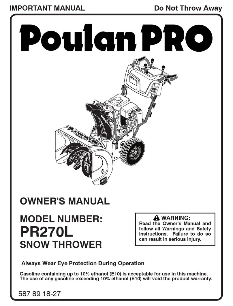 Poulan Pro PR270L User manual