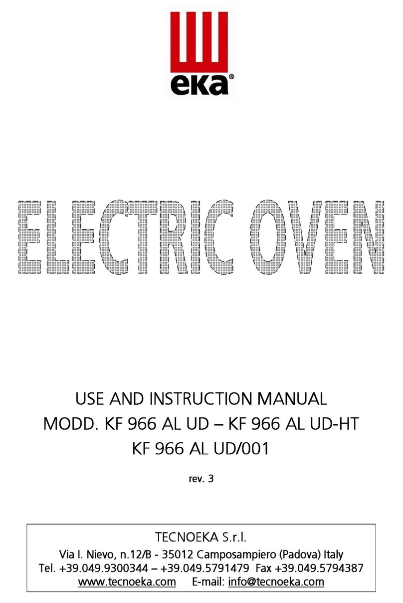 TECNOEKA KF 966 AL UD Use and instruction manual