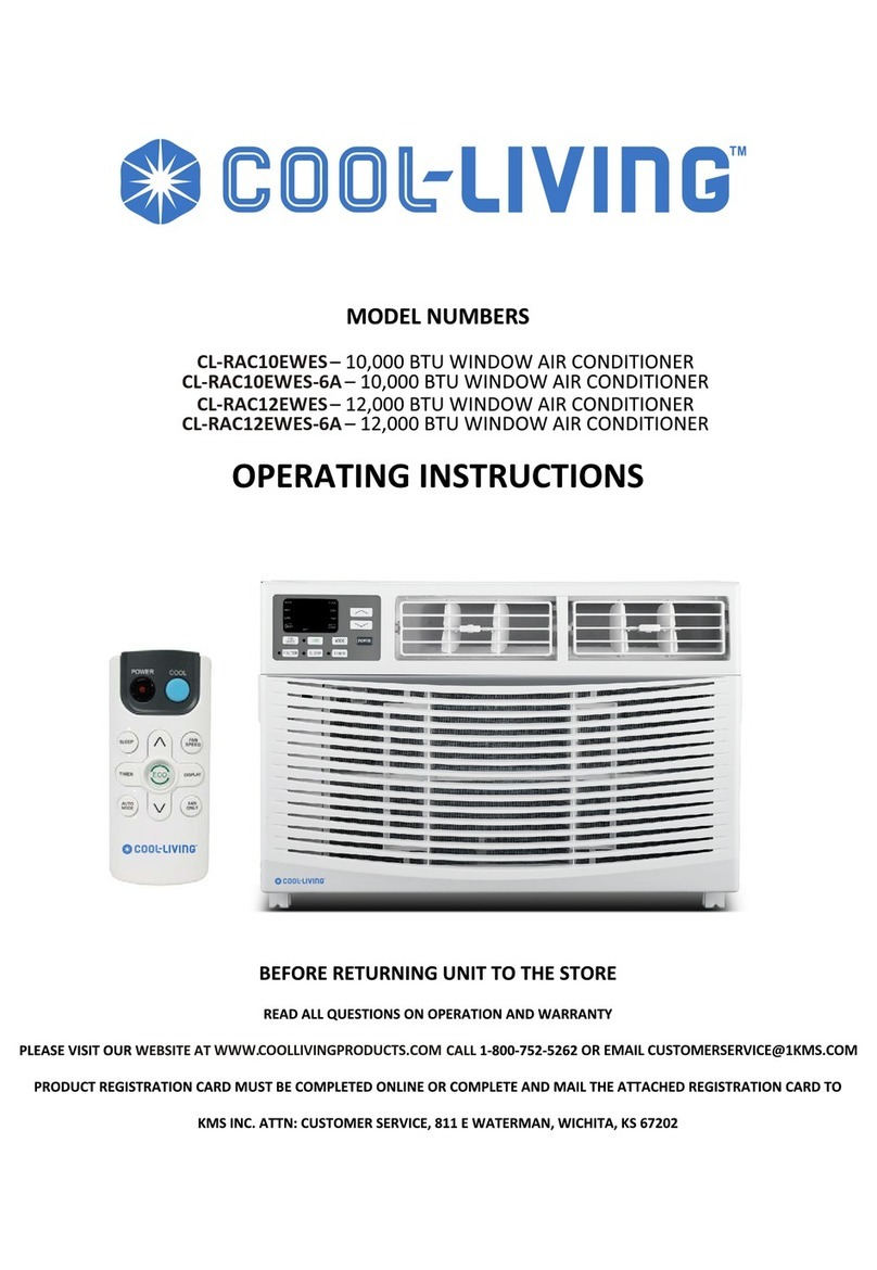 Cool-Living CL-RAC10EWES-6A User manual