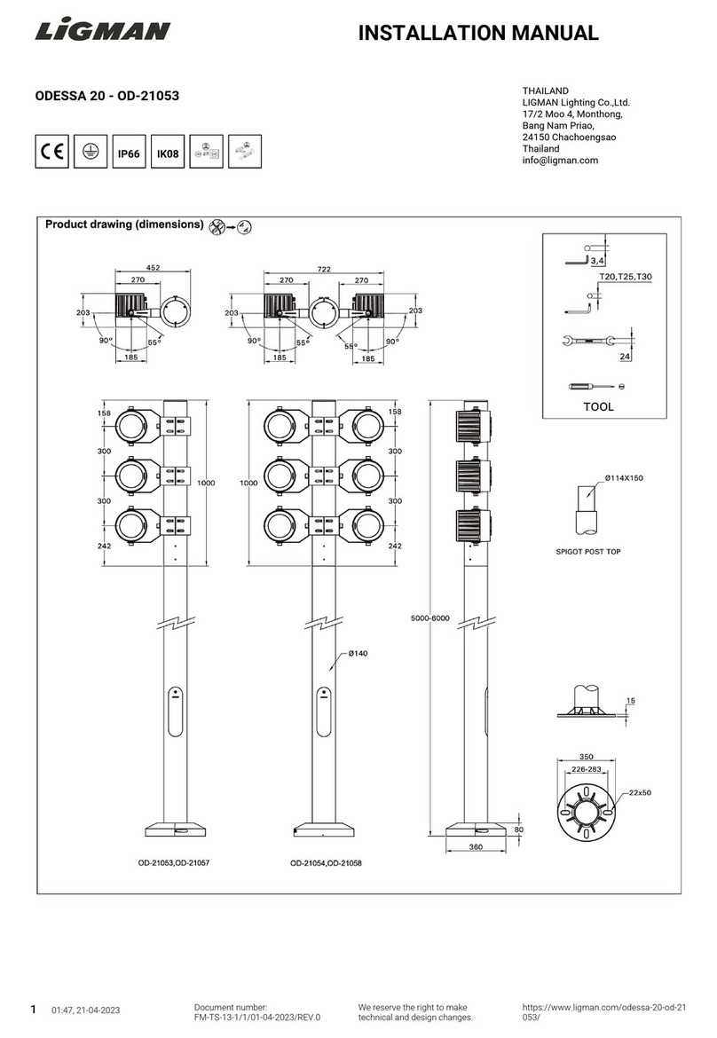 LIGMAN OD-21053 installation manual LIGMAN OD-21053 installation manual
