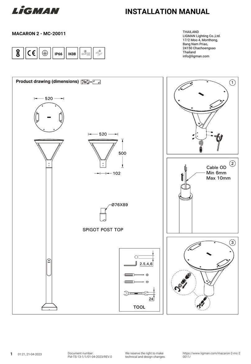 LIGMAN MACARON 2 User manual