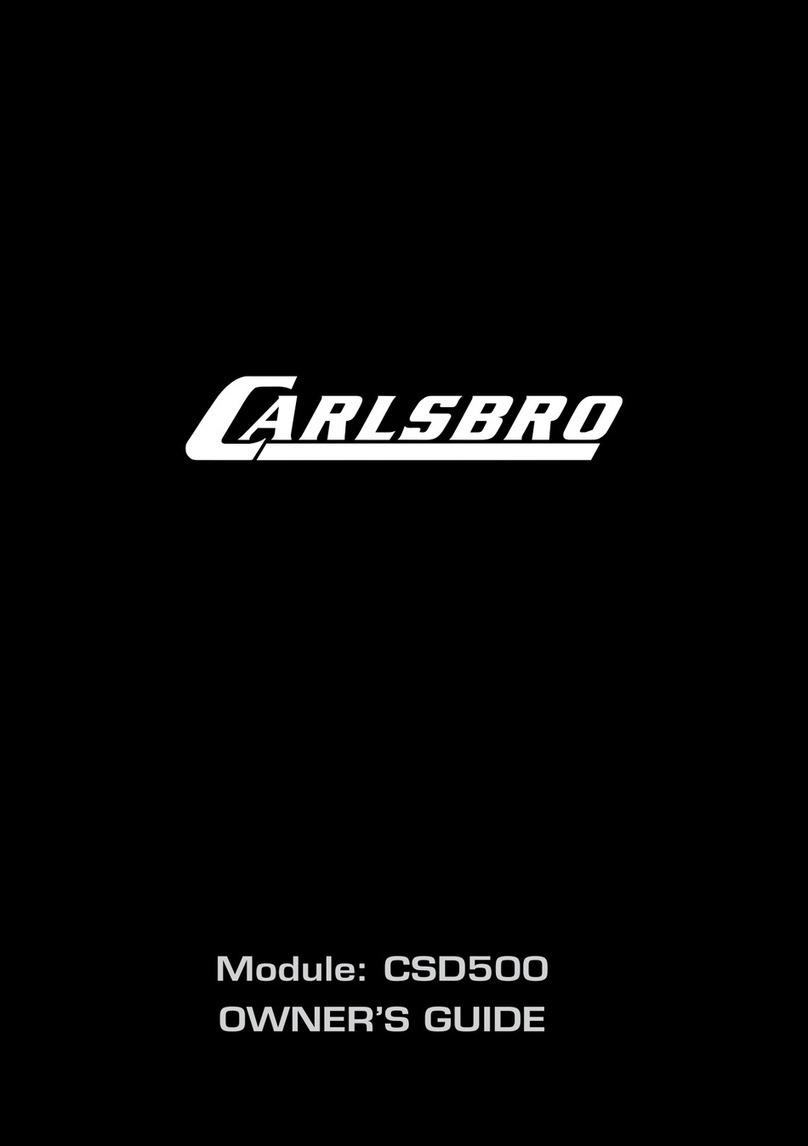 Carlsbro CSD500 User manual