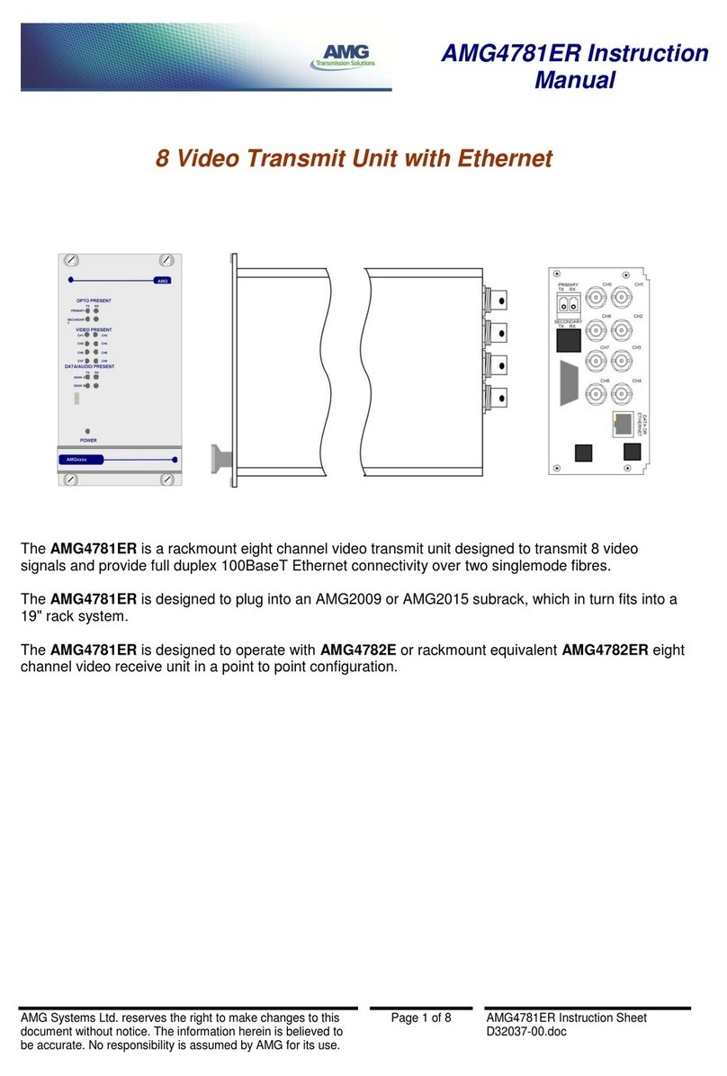 AMG AMG4781ER instruction manual