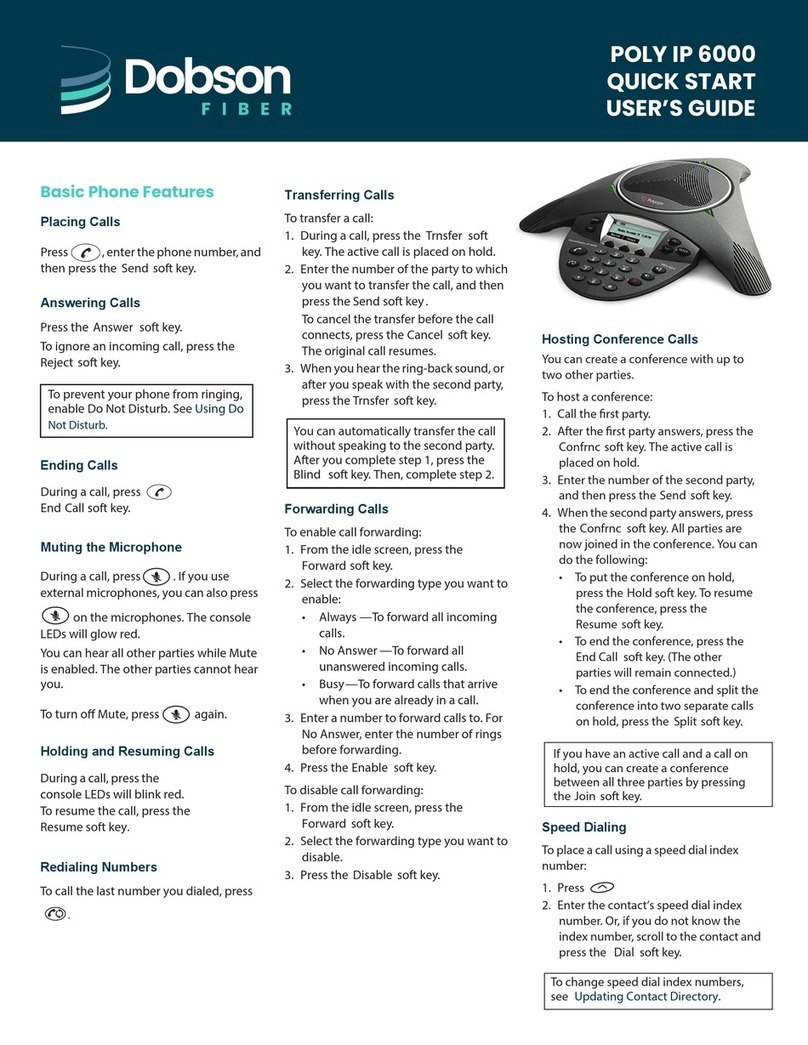 Poly IP 6000 Quick start user guide
