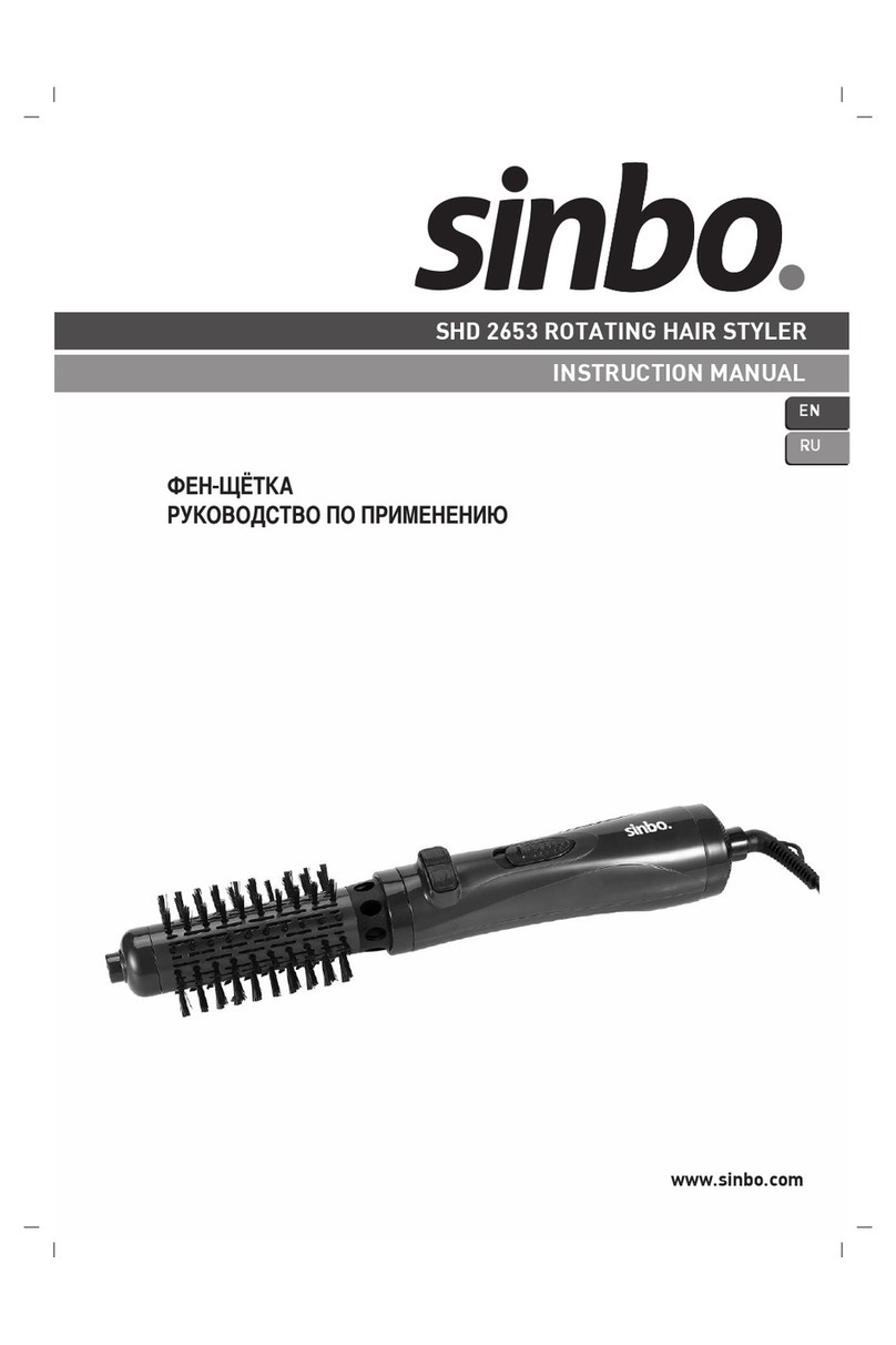 Sinbo SHD 2653 instruction manual