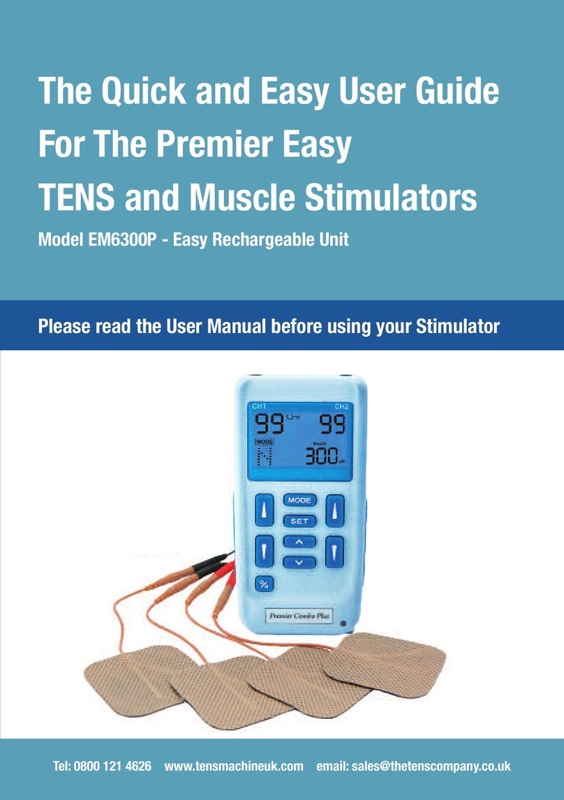 Med-Fit EM6300P Quick and Easy User Guide