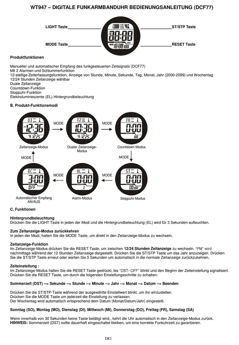 Technoline WT947 instructions