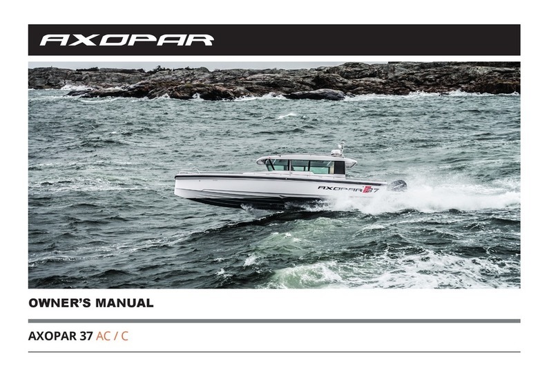 Axopar 37 AC owner's manual