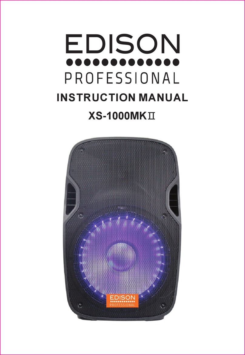 EDISON Professional XS-1000MK II User manual