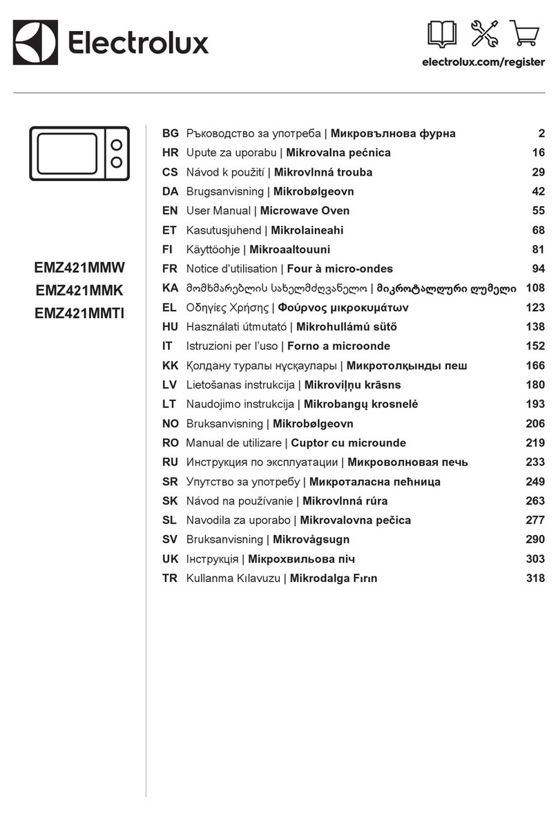 Electrolux EMZ421MMK User manual