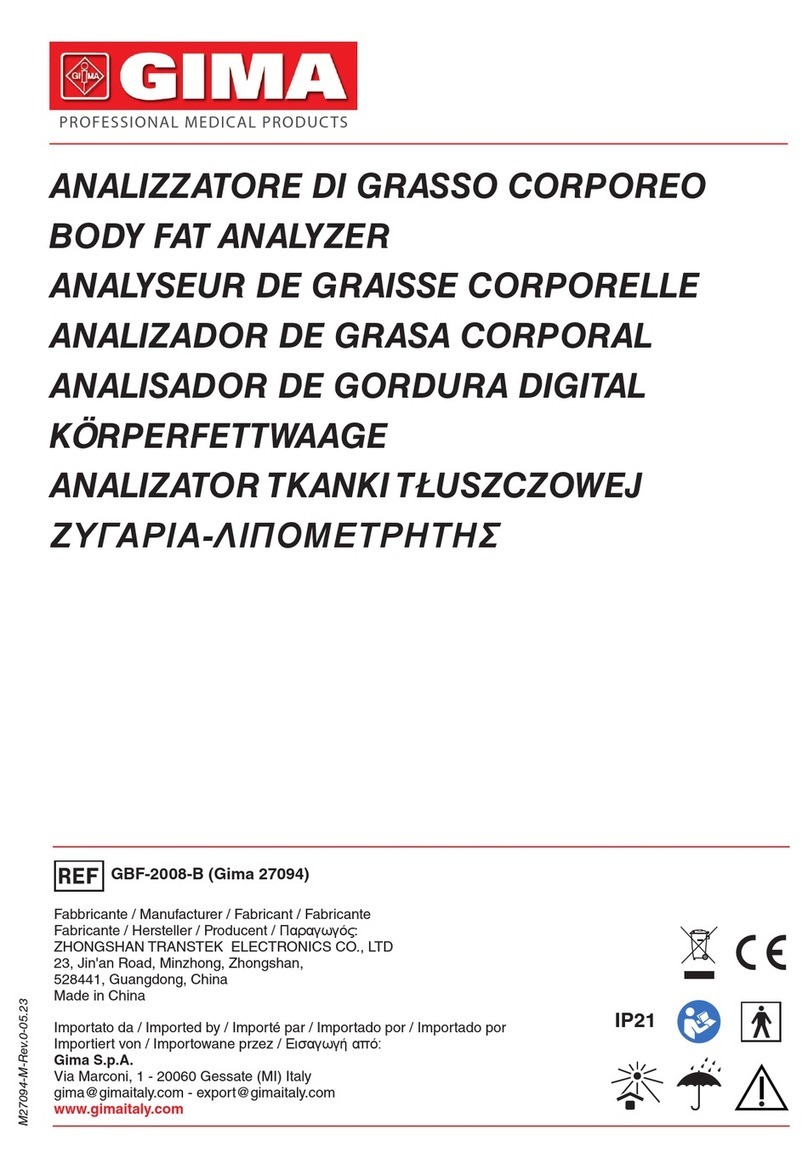 Gima GBF-2008-B User manual Gima GBF-2008-B User manual