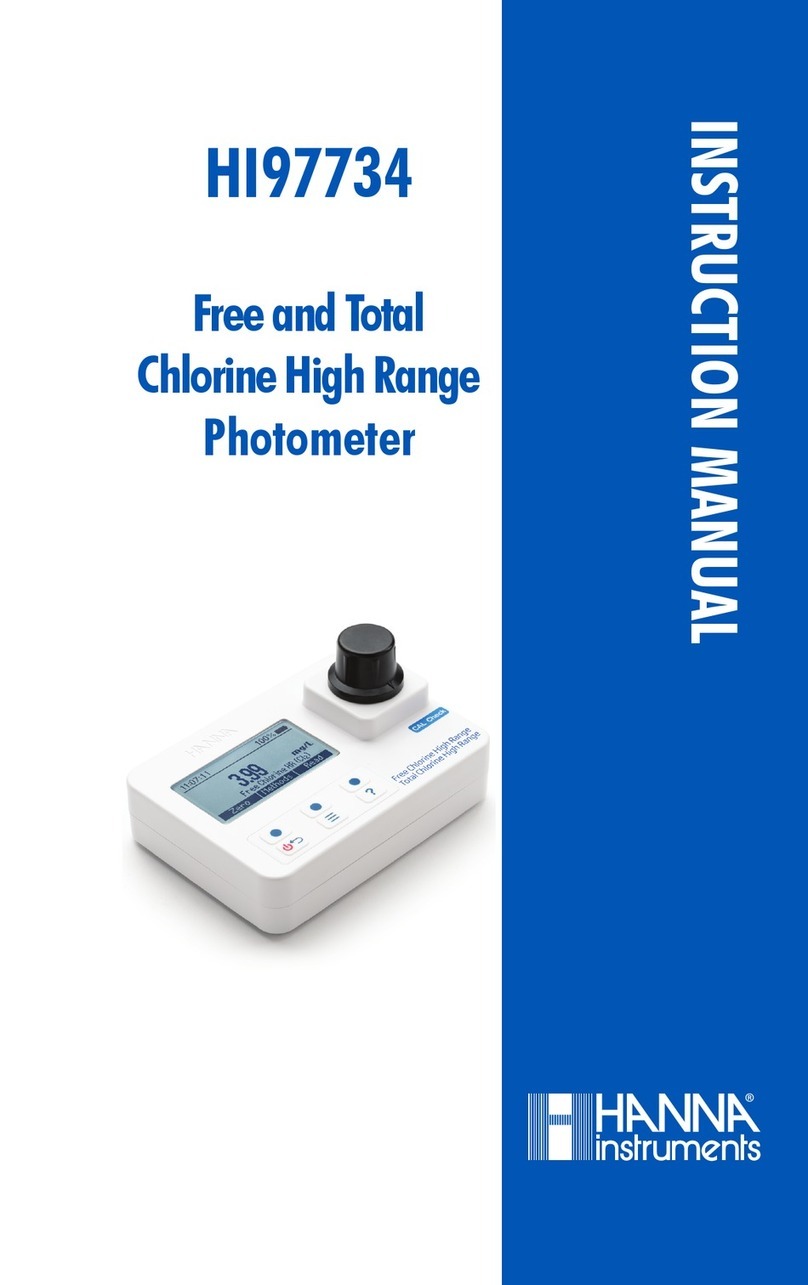 Hanna Instruments HI97734 User manual