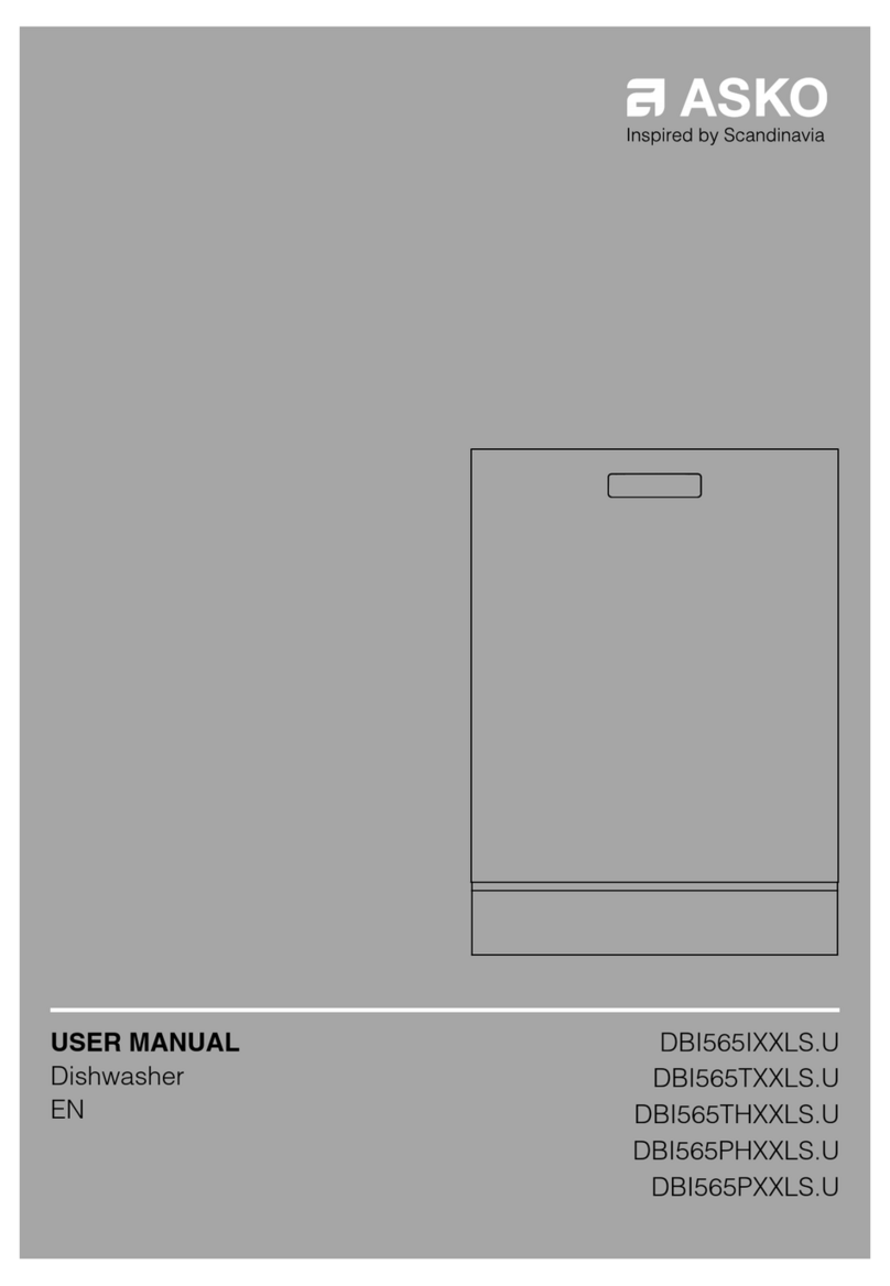 Asko DBI565IXXLS U Series User manual Asko DBI565IXXLS U Series User manual