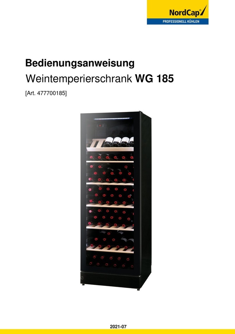 Nordcap WG 185 User manual
