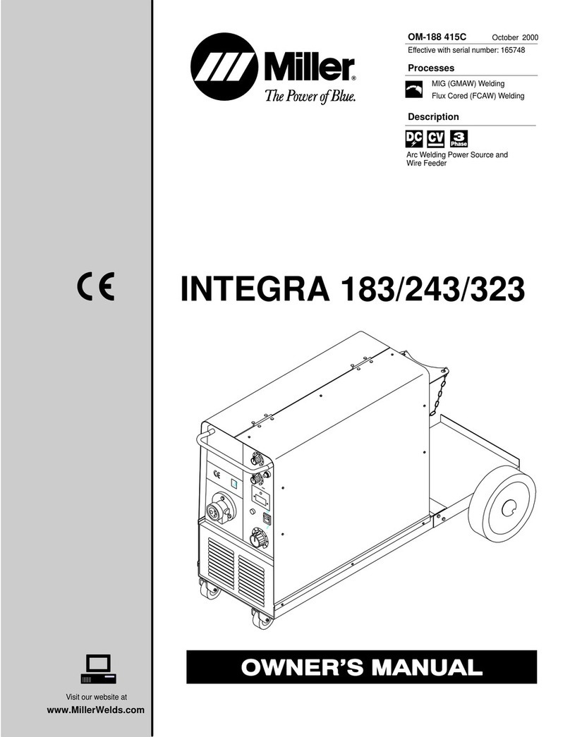 Miller INTEGRA 183 User manual