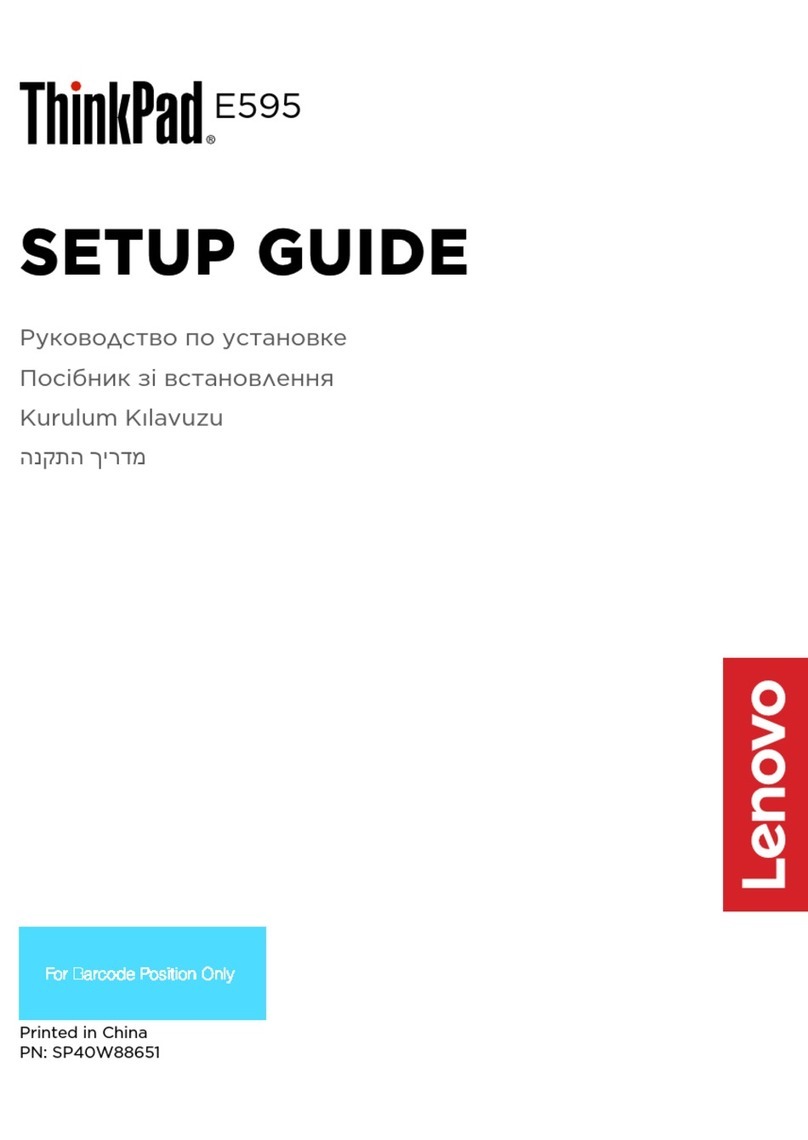 Lenovo ThinkPad E595 User manual