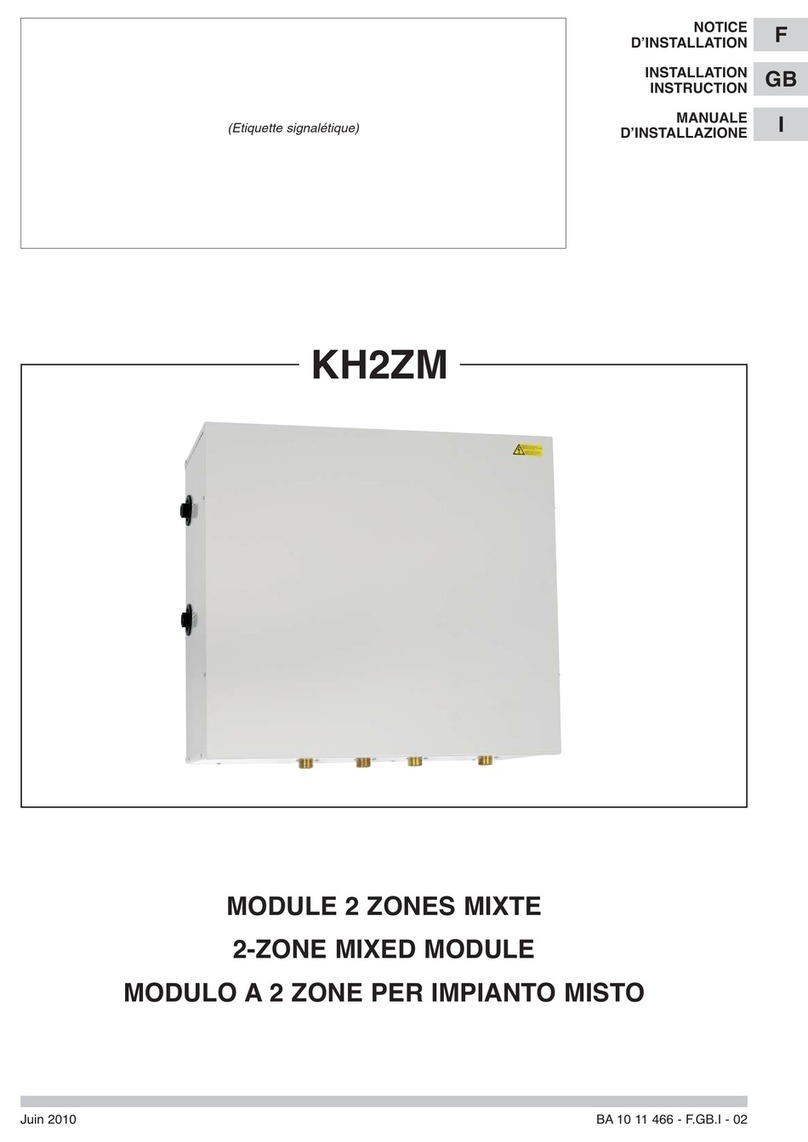 Technibel KH2ZM Installation instruction