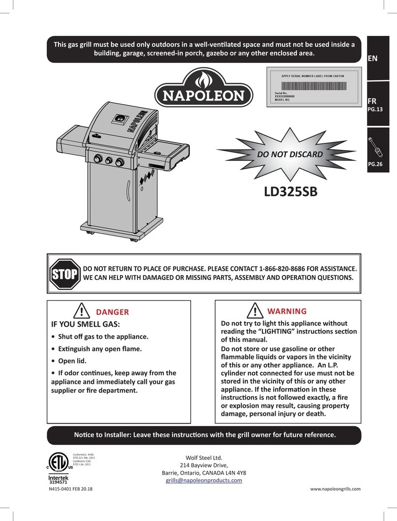 Napoleon LD325SB manual