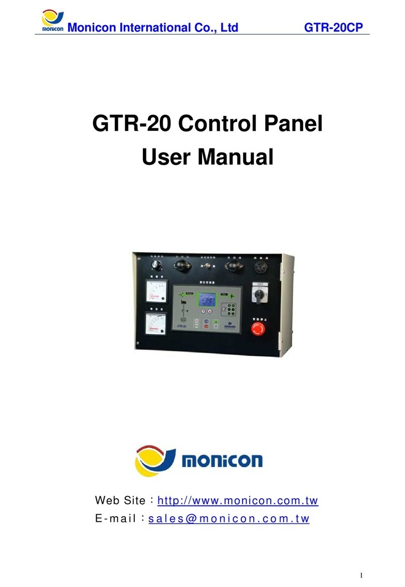 Monicon GTR-20 user manual