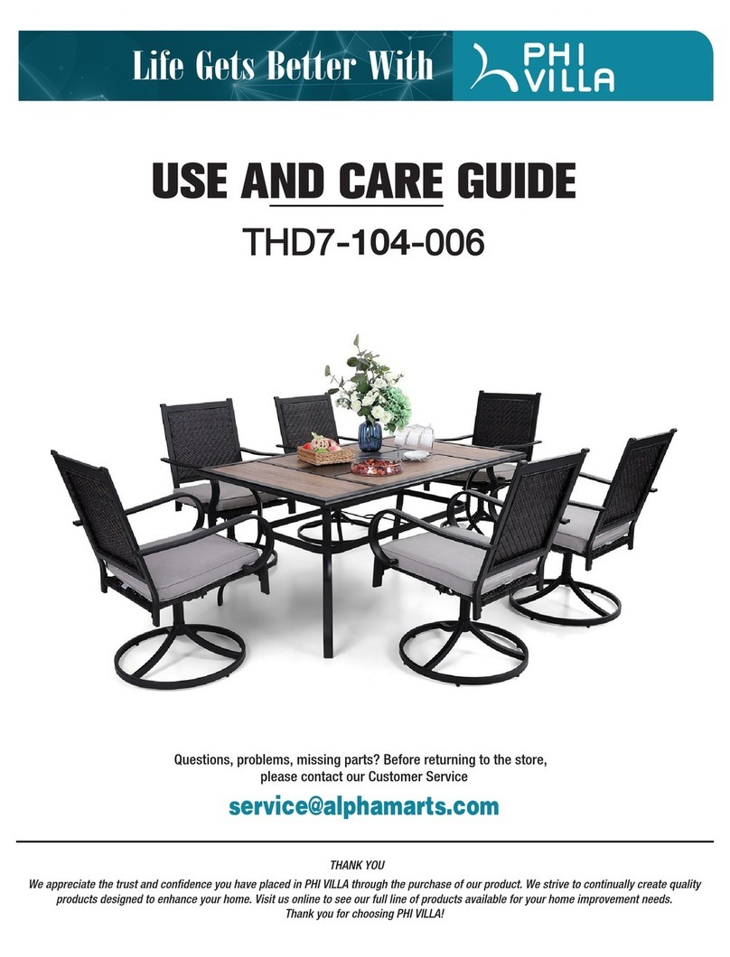 PHI VILLA THD7-104-006 User manual