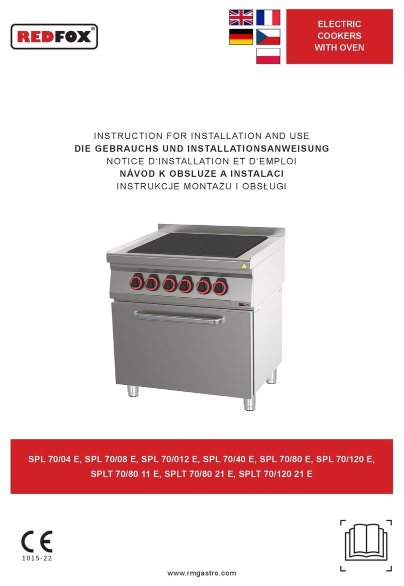 Redfox SPL 70/04 E Instructions for installation and use