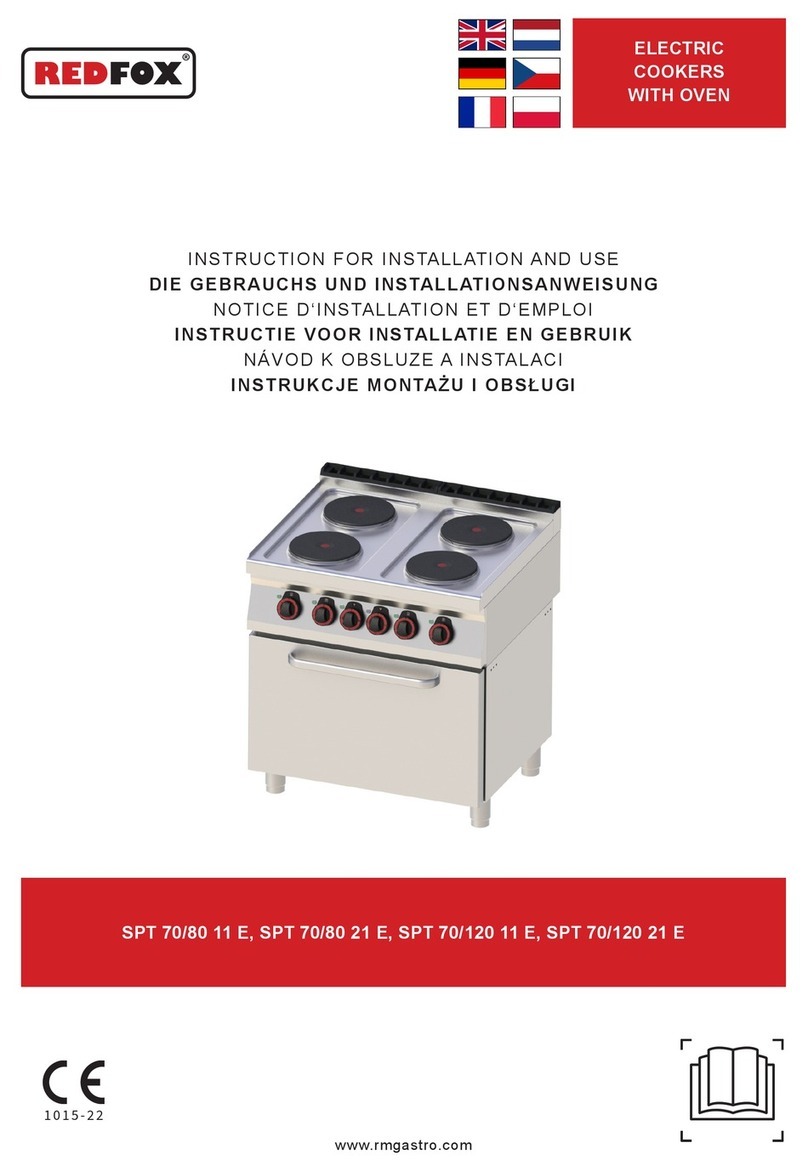 Redfox SPT 70/80 11 E User manual