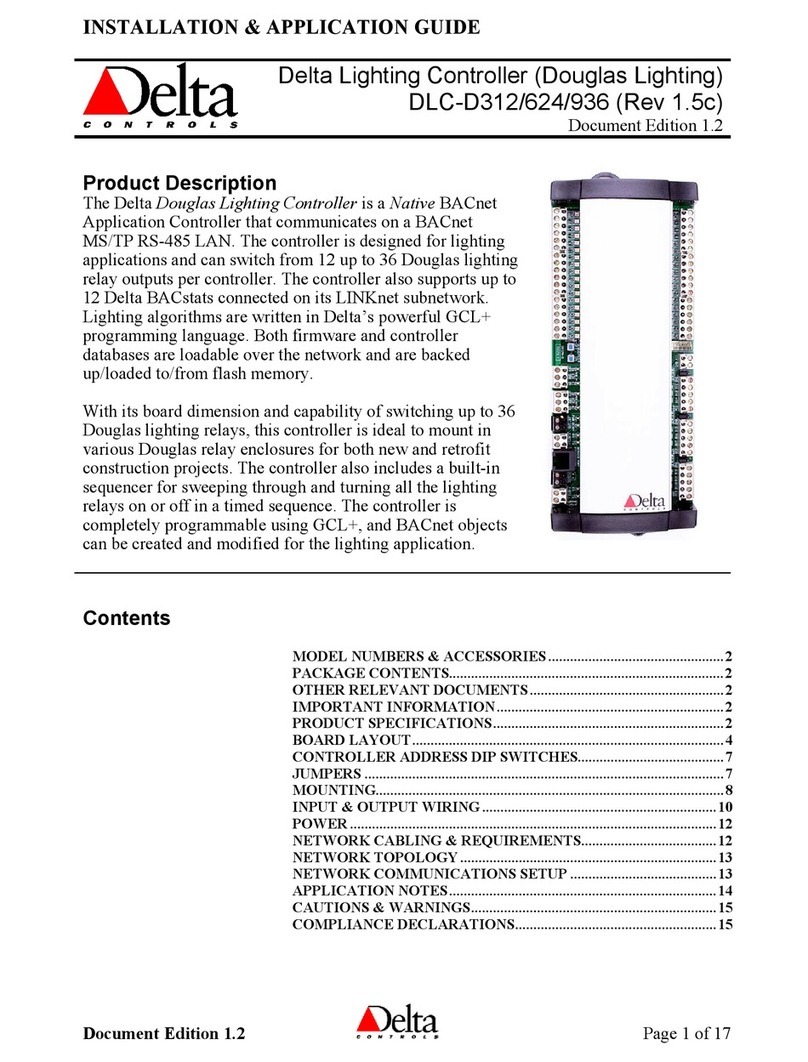 Delta Controls DLC-D312 Installation & Application Guide