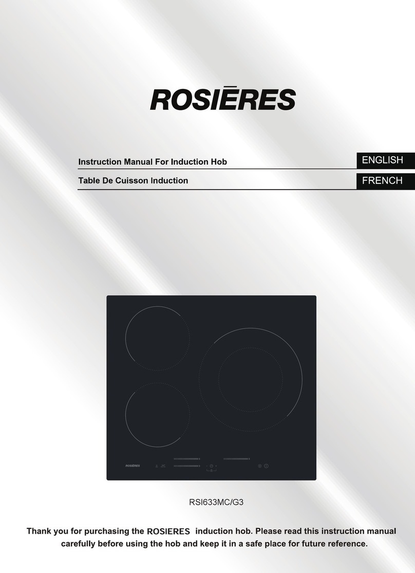 ROSIERES RSI633MC/G3 instruction manual